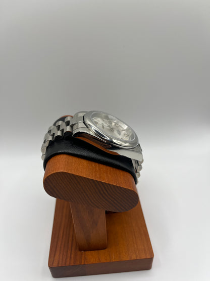 Date Roman Silver Dial