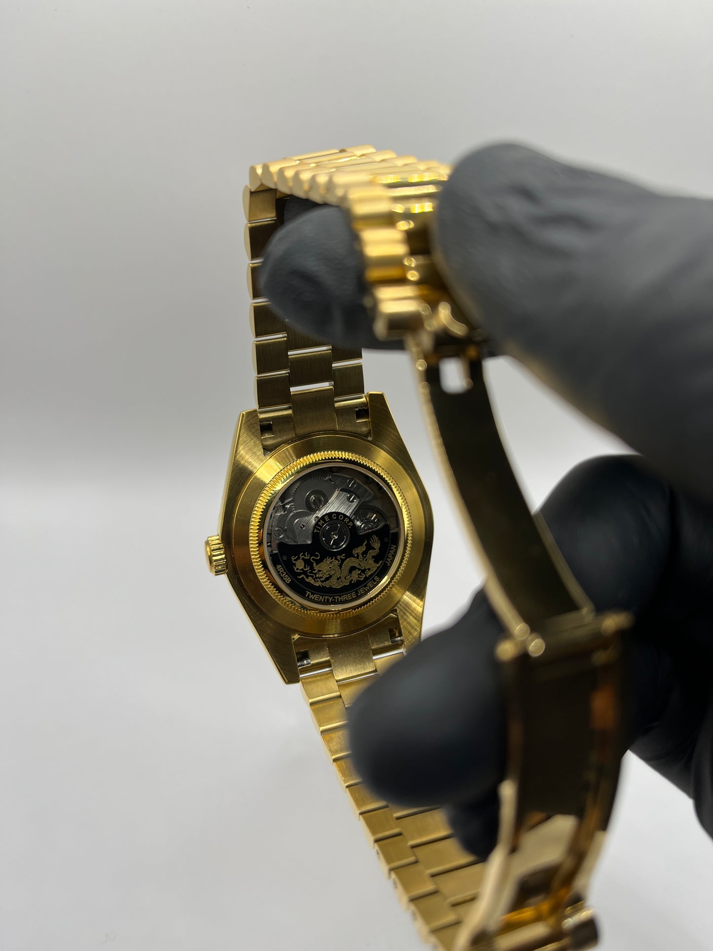 Golden Date ArabicBlue Dial